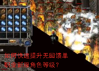 如何快速提升无回馈单职业新服角色等级? 如何快速提升无回馈单职业新服角色等级?