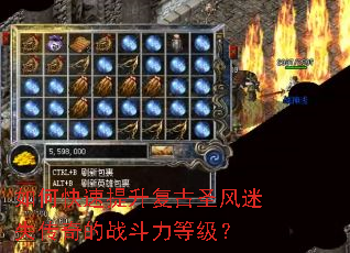 如何快速提升复古圣风迷失传奇的战斗力等级? 如何快速提升复古圣风迷失传奇的战斗力等级?