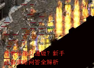 传奇私服互通版?新手必备攻略问答全解析 传奇私服互通版?新手必备攻略问答全解析