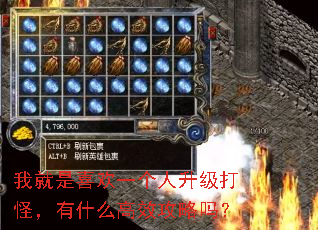 我就是喜欢一个人升级打怪,有什么高效攻略吗? 我就是喜欢一个人升级打怪,有什么高效攻略吗?