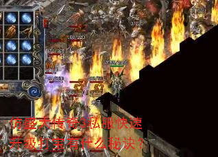 仿盛大传奇3私服快速升级打宝有什么秘诀? 仿盛大传奇3私服快速升级打宝有什么秘诀?
