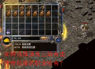 如何选择适合三端合击传奇私服的职业组合? 如何选择适合三端合击传奇私服的职业组合?