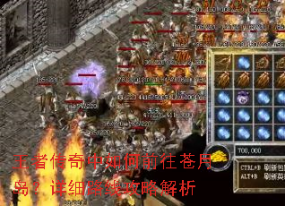 王者传奇中如何前往苍月岛?详细路线攻略解析 王者传奇中如何前往苍月岛?详细路线攻略解析