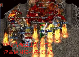 35级传奇道士如何快速掌握召唤神兽技巧? 35级传奇道士如何快速掌握召唤神兽技巧?