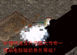 如何快速提升仿盛大传奇一键端电脑版的角色等级? 如何快速提升仿盛大传奇一键端电脑版的角色等级?